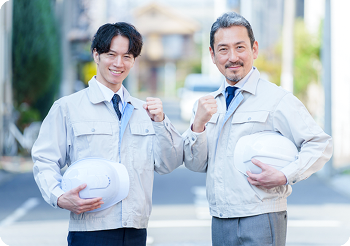 親子ふたりの一級塗装技能士が対応